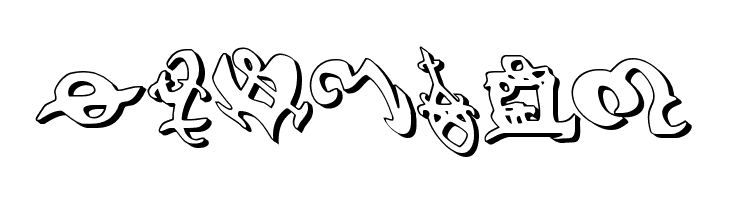 Devil's Tongue 3D Leftalic  Free Fonts Download