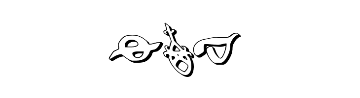 Devil's Tongue 3D Leftalic  Free Fonts Download