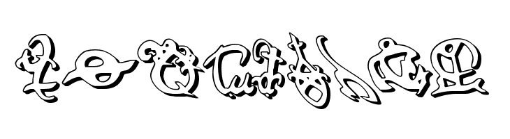 Devil's Tongue 3D Leftalic  Free Fonts Download