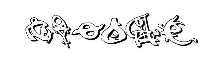 Devil's Tongue 3D Leftalic  Free Fonts Download