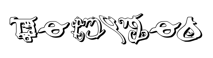 Devil's Tongue 3D Leftalic  Free Fonts Download