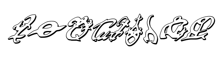 Devil's Tongue 3D Italic  Free Fonts Download