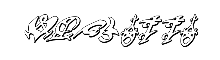 Devil's Tongue 3D Italic  Free Fonts Download