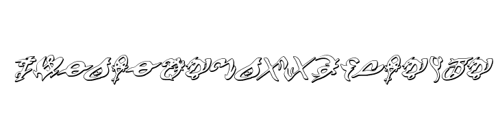 Devil's Tongue 3D Italic  Free Fonts Download