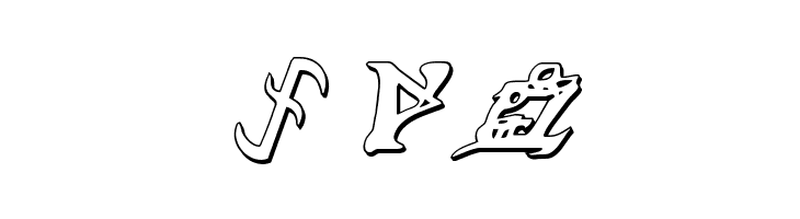 Devil's Tongue 3D Italic  Free Fonts Download