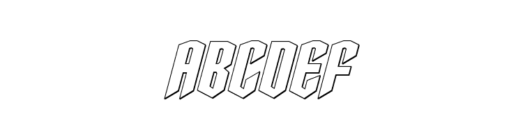 Sleigher Outline Italic  Free Fonts Download