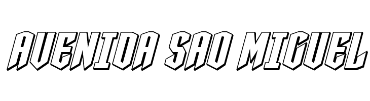 Sleigher 3D Italic  Free Fonts Download