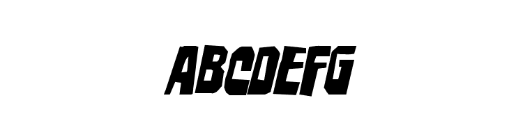 Danse Macabre Jagged Italic  Free Fonts Download