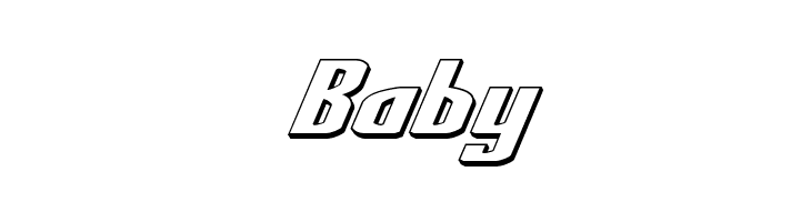 National Express 3D Italic  Free Fonts Download