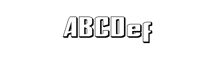 National Express 3D  Free Fonts Download