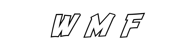 SF Fedora Outline  Free Fonts Download