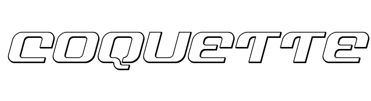 Yeoman Jack 3D Italic  Free Fonts Download