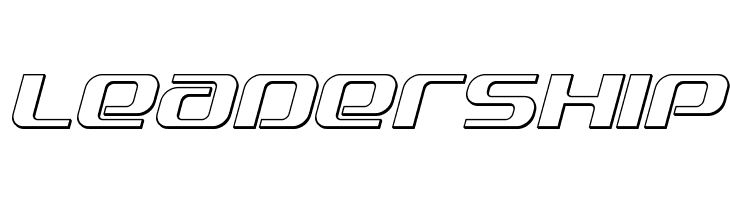 Yeoman Jack 3D Italic  Free Fonts Download