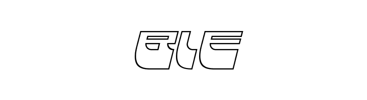 Vertical Horizon Outline Itali  Free Fonts Download