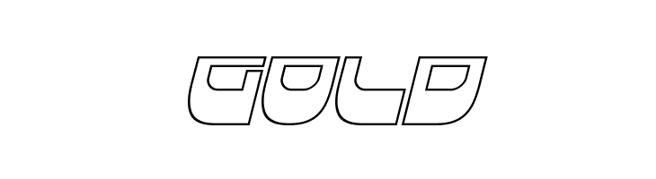 Vertical Horizon Outline Itali  Free Fonts Download