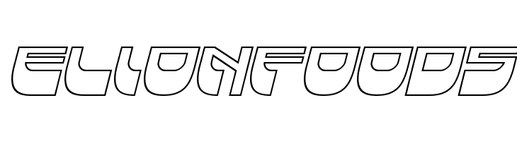 Vertical Horizon Outline Itali  Free Fonts Download