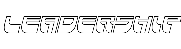 Vertical Horizon Outline Itali  Free Fonts Download