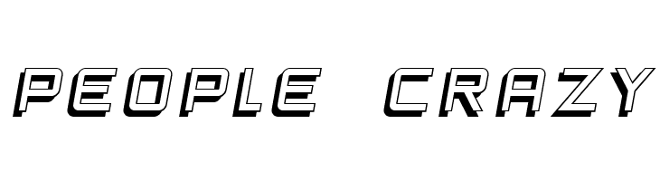 SF Fedora Titles Shadow Italic  Free Fonts Download