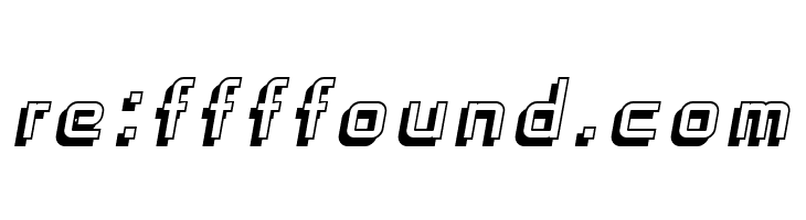 SF Fedora Titles Shadow Italic  Free Fonts Download