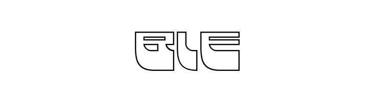 Vertical Horizon Outline  Free Fonts Download