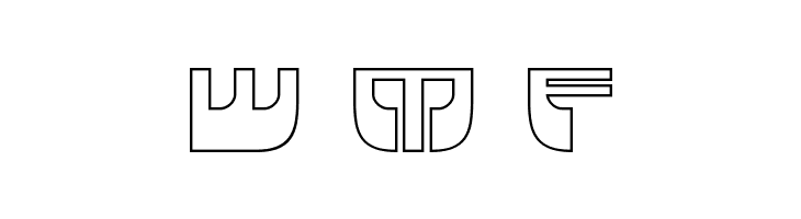 Vertical Horizon Outline  Free Fonts Download