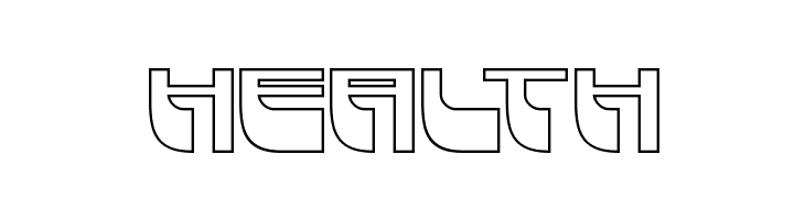 Vertical Horizon Outline  Free Fonts Download