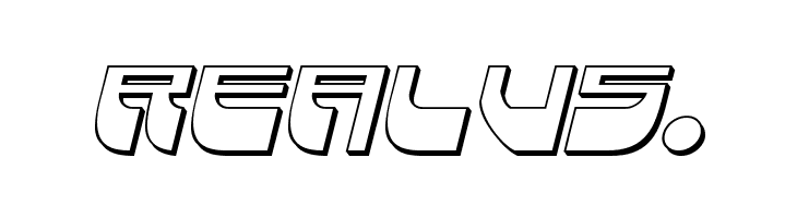 Vertical Horizon 3D Italic  Free Fonts Download