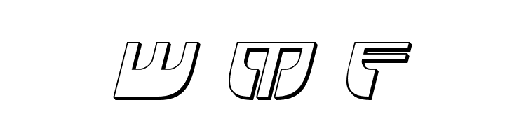 Vertical Horizon 3D Italic  Free Fonts Download