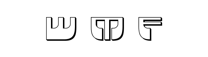 Vertical Horizon 3D  Free Fonts Download