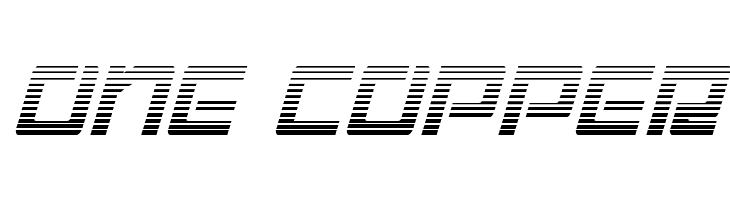 Early Warning Gradient Italic  Free Fonts Download