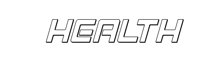Early Warning Outline Italic  Free Fonts Download