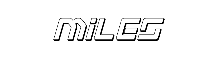 Early Warning 3D Italic  Free Fonts Download