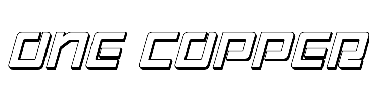 Early Warning 3D Italic  Free Fonts Download