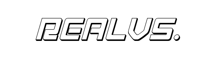 Early Warning 3D Italic  Free Fonts Download