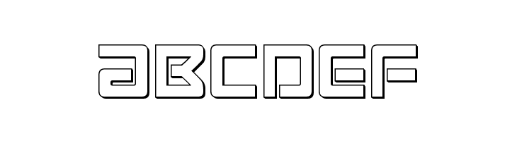 Early Warning Outline  Free Fonts Download