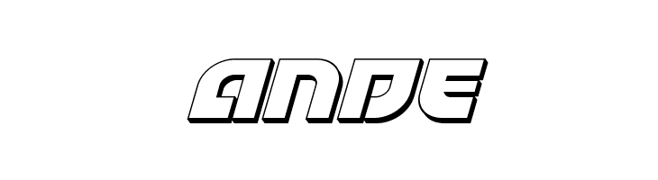 Laser Corps 3D Italic  Free Fonts Download