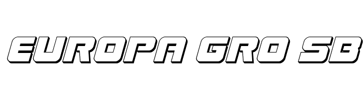 Laser Corps 3D Italic  Free Fonts Download