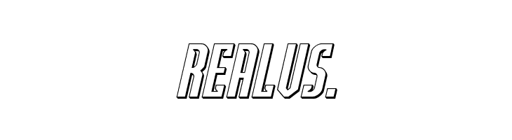 Janulus Caps 3D Italic  Free Fonts Download