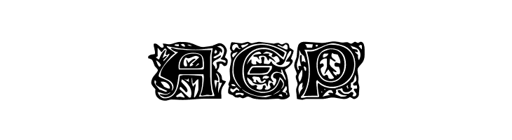Chaucerian Initials  Free Fonts Download