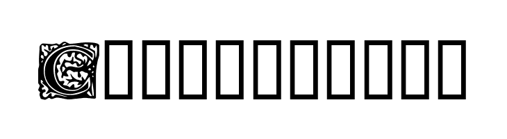 Chaucerian Initials  Free Fonts Download