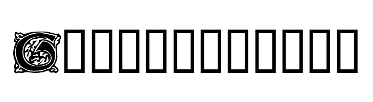 Chaucerian Initials  Free Fonts Download