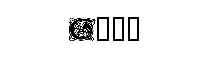 Chaucerian Initials  Free Fonts Download