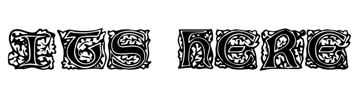 Chaucerian Initials  Free Fonts Download