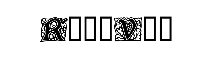 Chaucerian Initials  Free Fonts Download