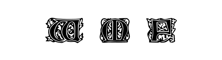 Chaucerian Initials  Free Fonts Download