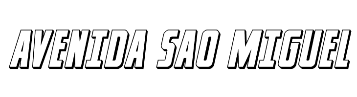 Captain Canaveral 3D Italic  Free Fonts Download