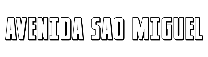 Captain Canaveral 3D  Free Fonts Download