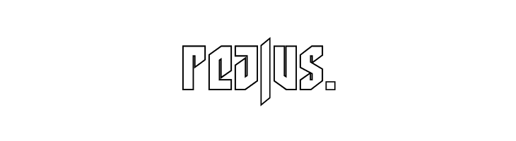 Deathshead Outline  Free Fonts Download