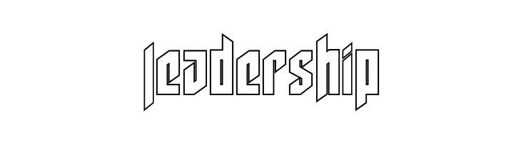 Deathshead Outline  Free Fonts Download