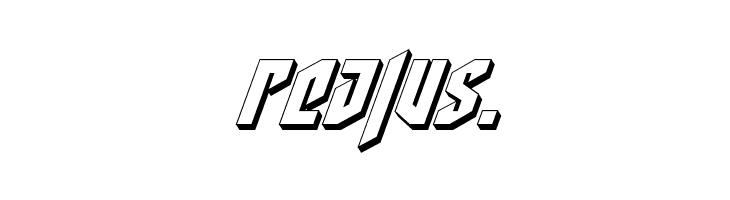 Deathshead 3D Italic  Free Fonts Download